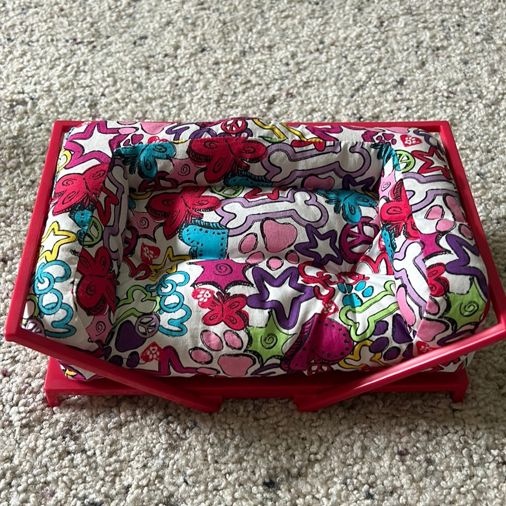 American girl doll dog bed